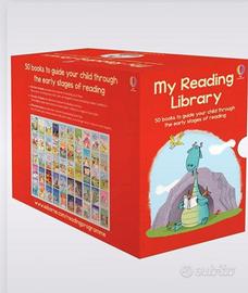 MY READING LIBRARY, Usborne. LA MIA LIBRERIA.