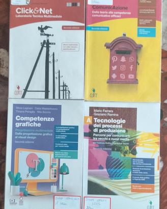 Libri classe terza Grafica e Comunicazione