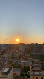 Piccola postazione di lavoro con terrazza