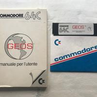 GEOS Commodore 64 C64 ORIGINALE + Manuale ITALIANO
