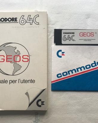 GEOS Commodore 64 C64 ORIGINALE + Manuale ITALIANO