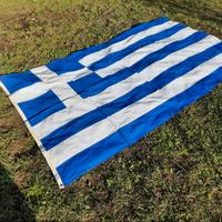 Bandiera originale vintage GRECIA cm.180x110