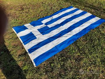 Bandiera originale vintage GRECIA cm.180x110