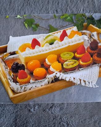 Tovaglietta in plastica con motivi di frutta