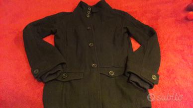 Cappotto invernale nero Tg S - NUOVO