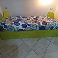 Letto doppio di cui uno a scomparsa