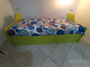 Letto doppio di cui uno a scomparsa