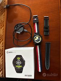 Smartwatch Golf GPS  GolfBuddy AIM W10 Full Set