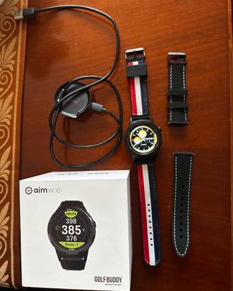 Smartwatch Golf GPS  GolfBuddy AIM W10 Full Set