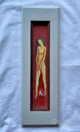 Quadretto in legno Donna