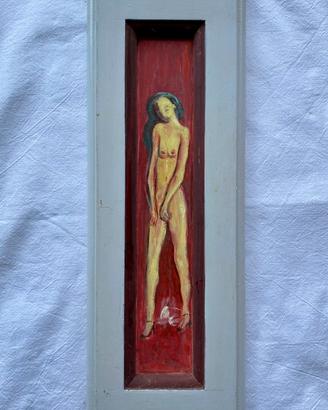 Quadretto in legno Donna