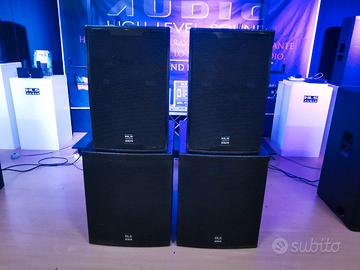IMPIANTO ATTIVO HLS AUDIO DIVA 15 + SUB 18