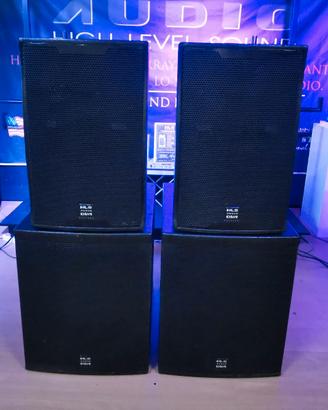 IMPIANTO ATTIVO HLS AUDIO DIVA 15 + SUB 18