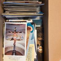 Collezione di santini e cartoline religiose