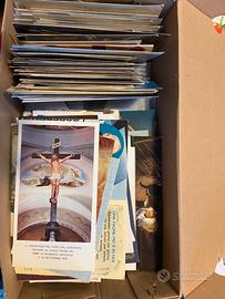 Collezione di santini e cartoline religiose