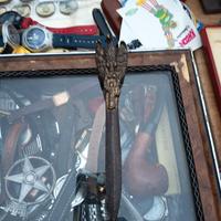 taglia carte in ottone ventennio