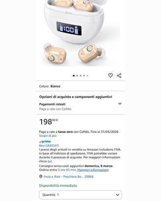 L'amplificatore audio per anziani 