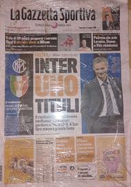 Gazzetta dello Sport 17 Scudetto Inter 2009