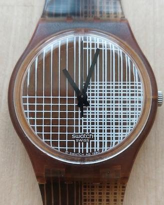 Swatch Vintage Originale 1990 Quadrante geometrico
