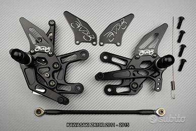 Pedane arretrate KAWASAKI ZX10R 2011 - 2015