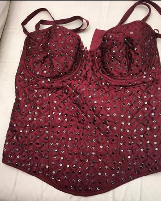 Corsetto con paillettes 