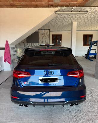 Spoiler posteriore audi A3, S3, RS3 8V 2013-2020