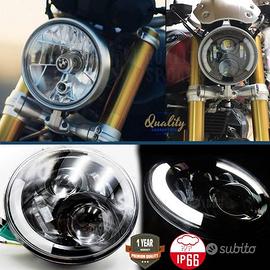 FARO Tondo FULL LED Moto PER BMW R NineT 7 POLLICI