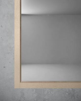 Specchiera a Cornice Style In Legno 80X102 cm. Eba