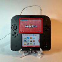Nintendo 2DS Custom Black & Red