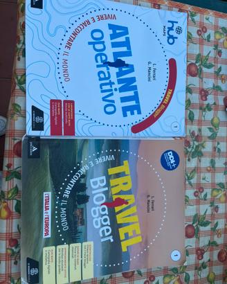Libro geografia travel blogger con atlante volum 1