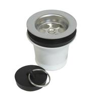 PILETTA MOPLEN S/TROPPO PIENO 1"1/2 X LAVELLO INOX