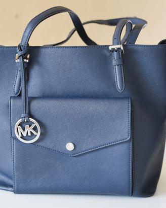 Borsa Michael Kors blu originale
