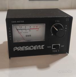 PRESIDENT TOS-1  ROSMETRO CB SWR METER