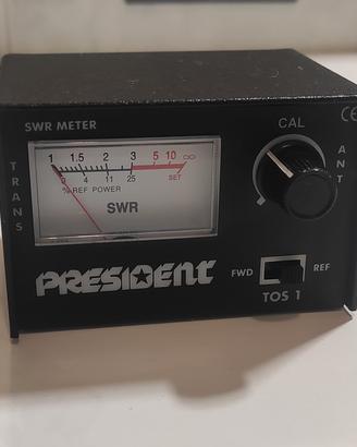 PRESIDENT TOS-1  ROSMETRO CB SWR METER