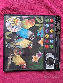 gioco cretivo diamantiny pappagalli nuovo