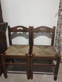 sedie rustiche 