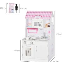 casa barbie/ cucina 2in1