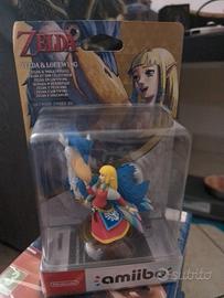 Amiibo Zelda e Loftwing ancora nella scatola.