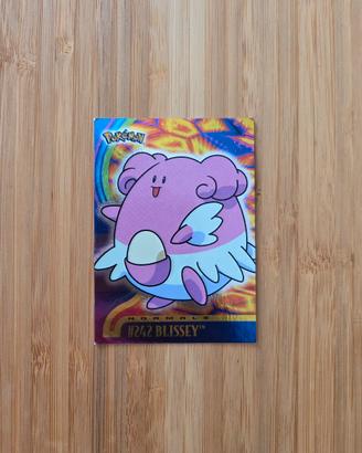 Carta Pokemon Topps #242 Blissey Olografica 