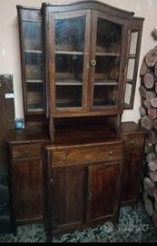 PREZZO AFF@RE===vetrina - credenza antica