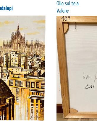Quadro moderno - ‘’Duomo’’ di Renato Criscuolo.