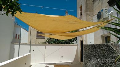 Tenda parasole triangolare a vela