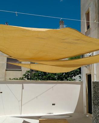 Tenda parasole triangolare a vela