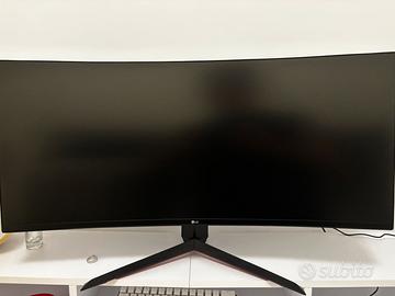 LG Monitor Gaming 34" 21:9 Curvo