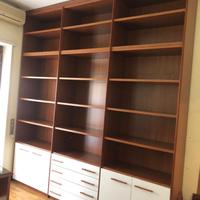 Libreria + scrivania + cassettiera