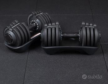 Manubri Regolabili Elite 1,5-18Kg Nero (coppia)