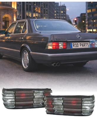 FANALI MERCEDES CLASSE S W126 80-91 CRISTALLO CROM