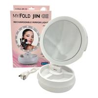 specchio portatutto con led 
