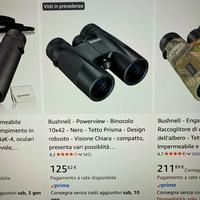 Binocolo Bushnell in buono stato 60e
