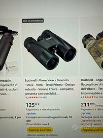 Binocolo Bushnell in buono stato 60e